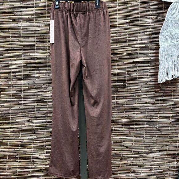 Crave Fame Juniors' Velour Flare-Leg Pull-on Pants - Brunette Size‎ Small - Picture 2 of 3